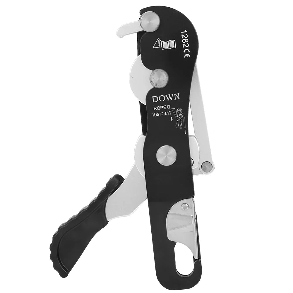 Climbing Descender Self braking Stop Rope Clamp.