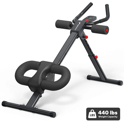 Ab Machine Adjustable Trainer Workout Foldable.