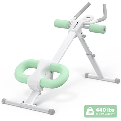Ab Machine Adjustable Trainer Workout Foldable.