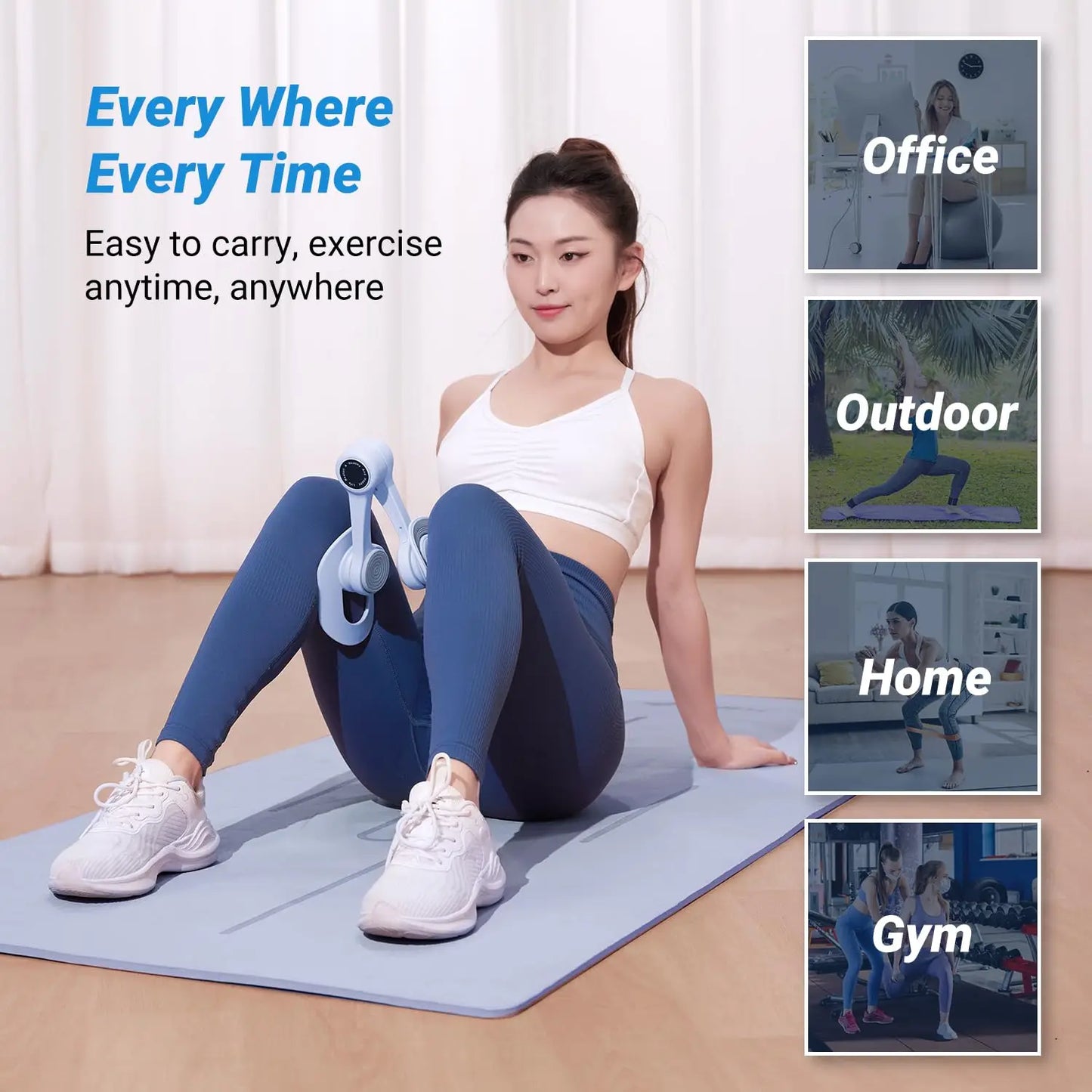 Thigh Trainer Floor Muscle Trainer/Inner Thigh.