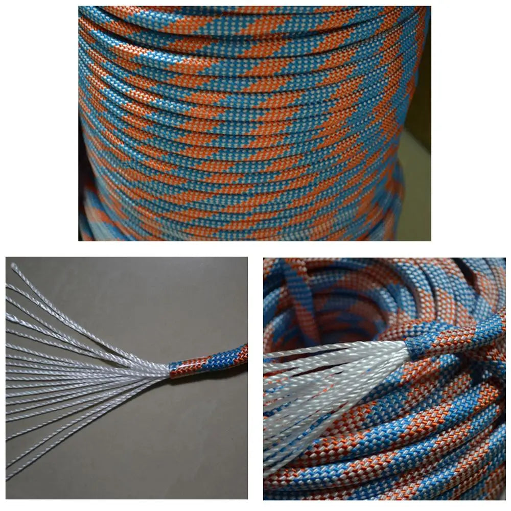 Climbing Rope Emergency 10m/20m/30m/50m Wear Resistant.