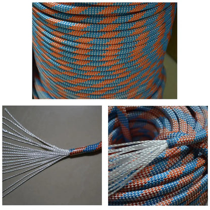 Climbing Rope Emergency 10m/20m/30m/50m Wear Resistant.