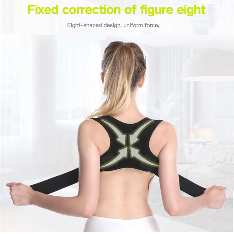 Adjustable Corrector Medical Back Brace Shoulder Prevention