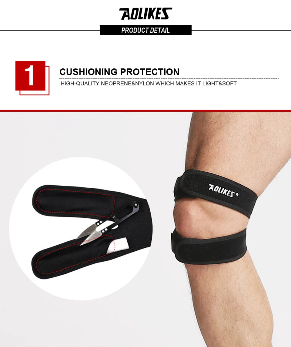 Pressurized Knee Wrap Sleeve Support  Braces Bandage.