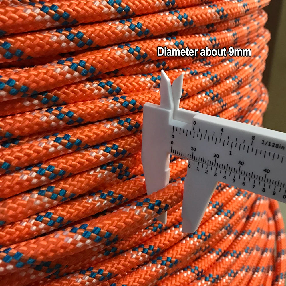 Climbing Rope 10m/50m  Emergency Rope Wear Resistant.
