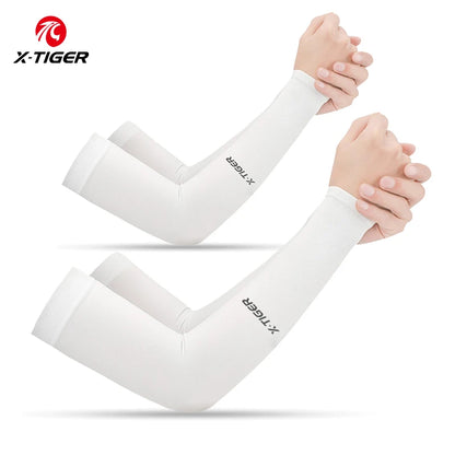 Arm Sleeves Ice Fabric  Anti-UV Sunscreen Men & Women.