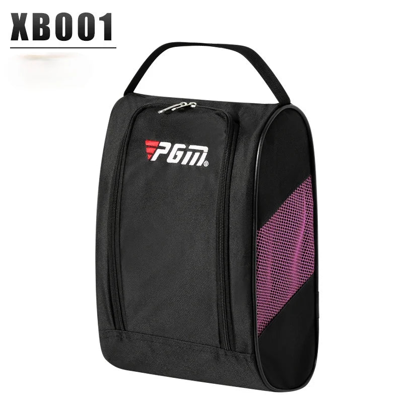 Portable Mini Golf Shoe Bag Nylon Carrier.