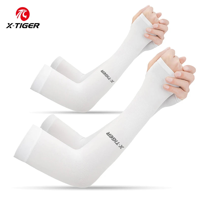 Arm Sleeves Ice Fabric  Anti-UV Sunscreen Men & Women.