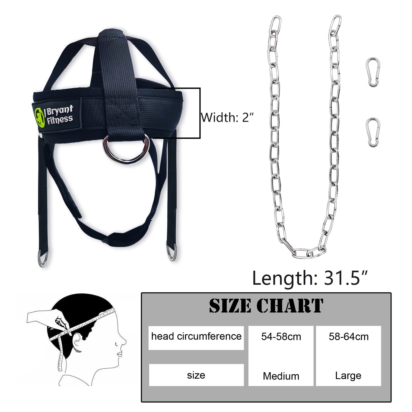 Head Neck Harness for Weight Lifting Training Diverse.