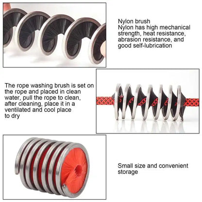 Portable Rope Cleaning Brush Lightweight Rock Ropes.