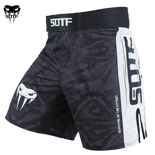 SOTF Snake Scale Fitness Breathable Sports  Shorts.