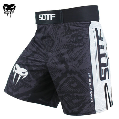 SOTF Snake Scale Fitness Breathable Sports  Shorts.