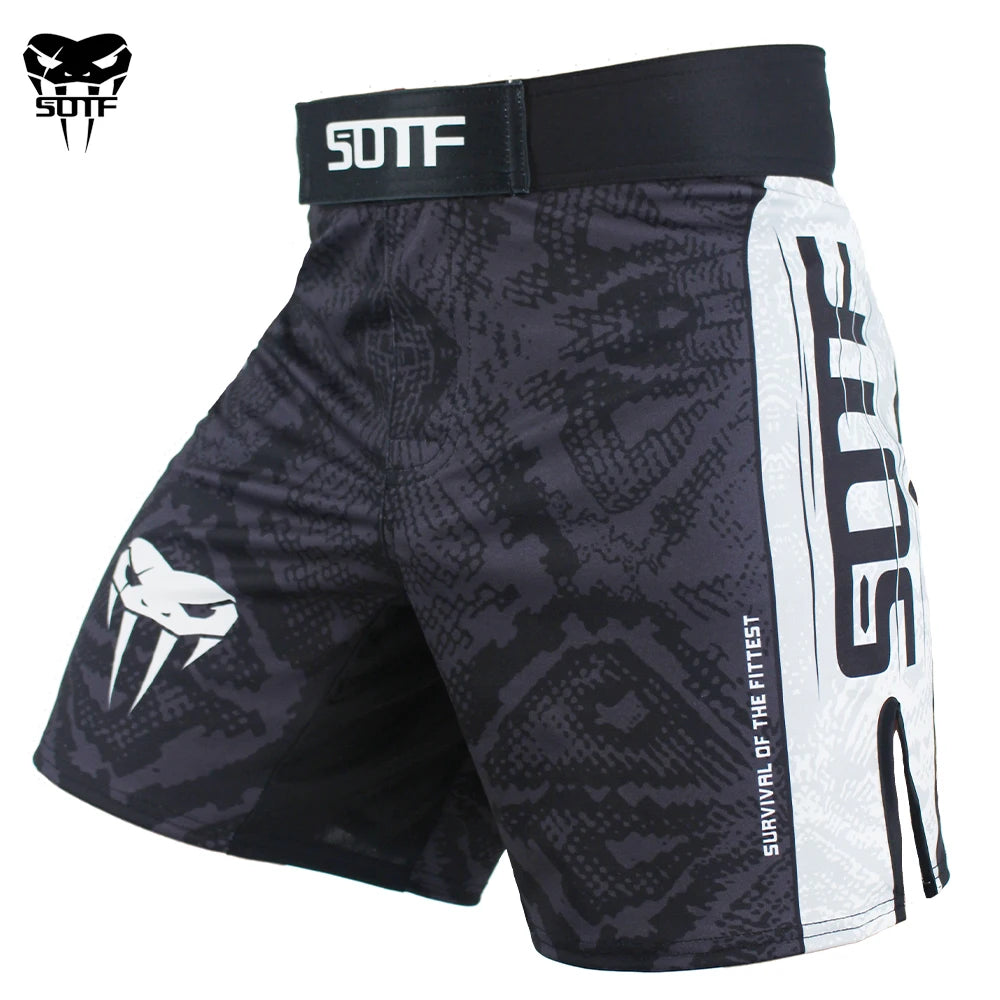 SOTF Snake Scale Fitness Breathable Sports  Shorts.