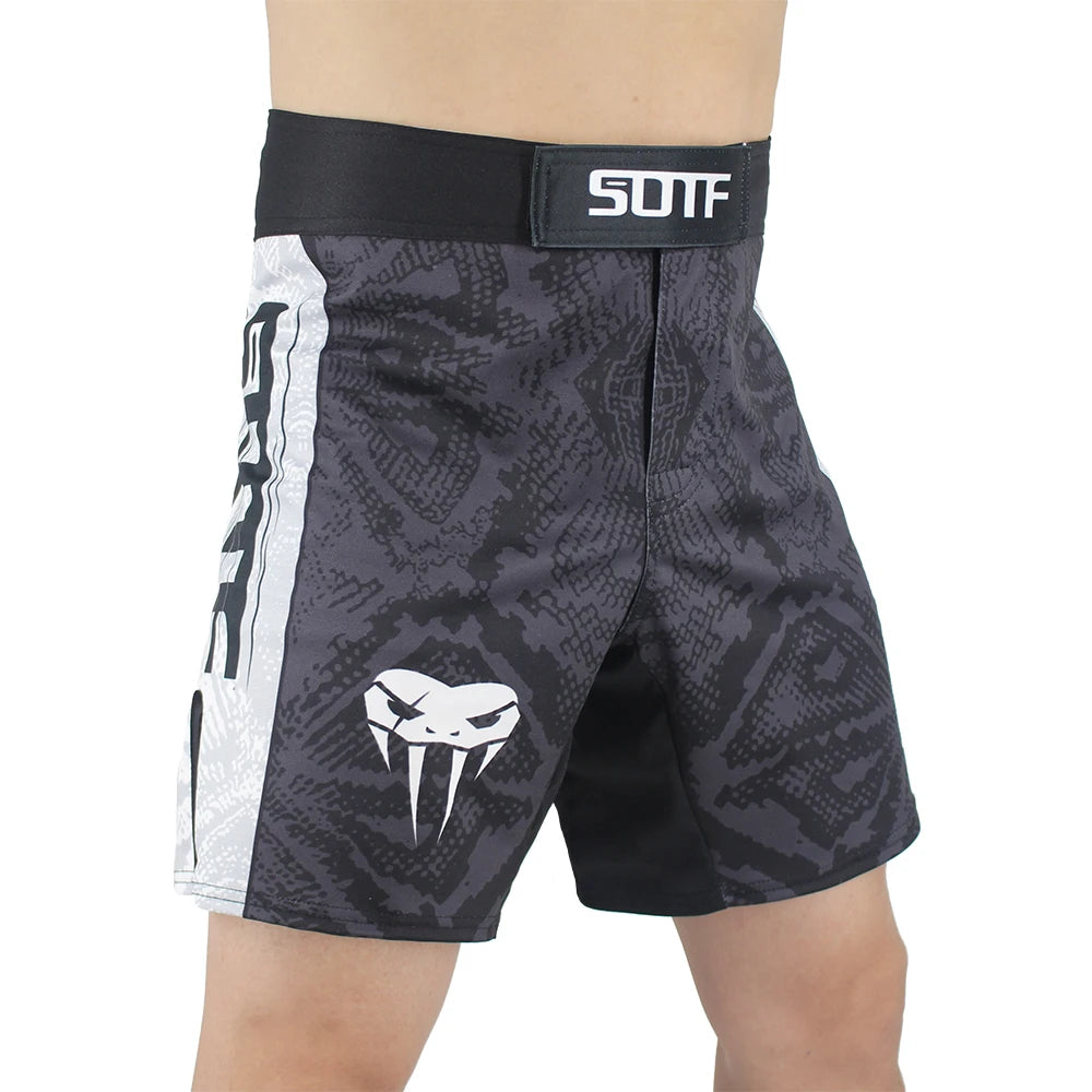 SOTF Snake Scale Fitness Breathable Sports  Shorts.