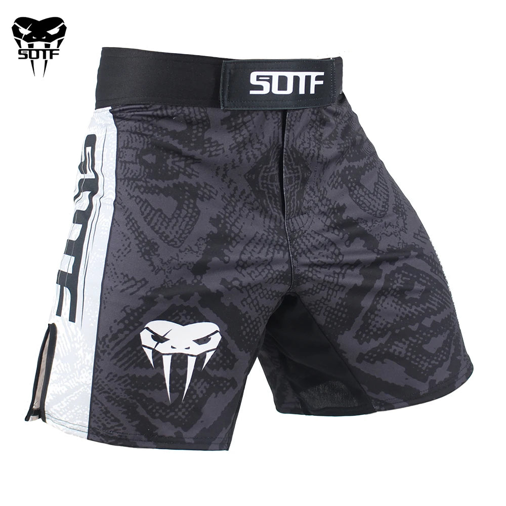 SOTF Snake Scale Fitness Breathable Sports  Shorts.