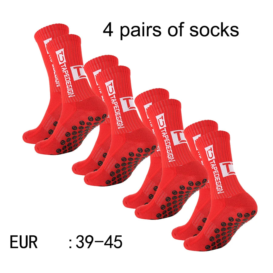 4 pairs of new mid tube socks nonslip.