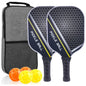 Pickleball Paddles Set-Graphite Glass Fiber USAPA Approved.
