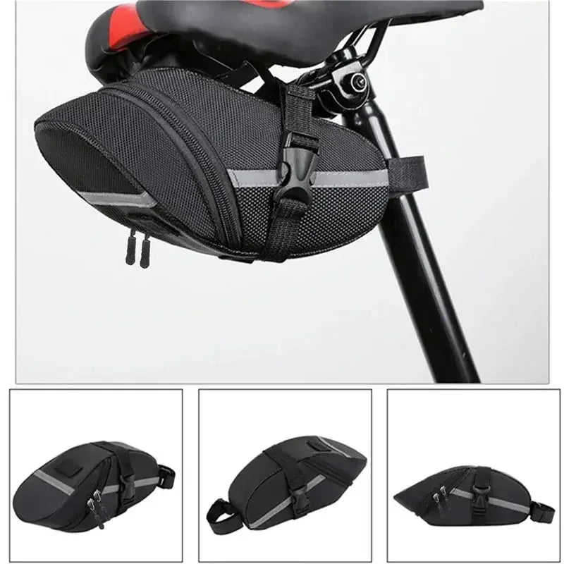 Quick Release  Bicycle Cycling Saddle Seat Tail Storage Bag.