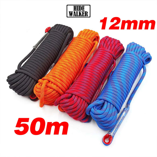 12mm 50m Climbing Escape Rescue Static Rope.