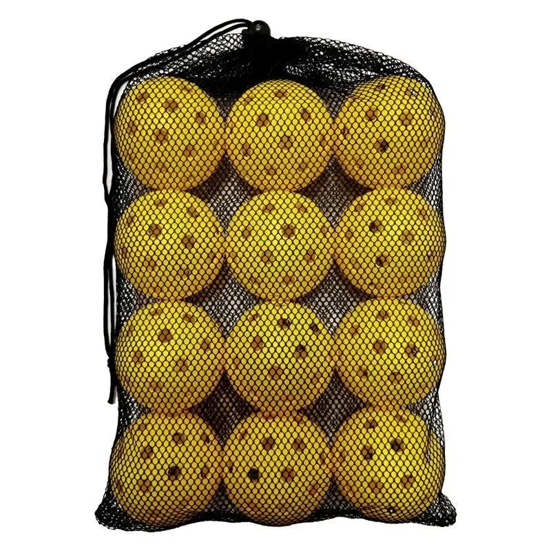 12pcs Pickleball Durable 40 Holes Outdoor Pickleballs.