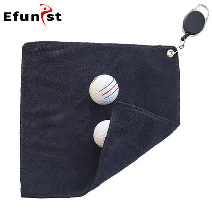 Golf Towel  Cleaning Tools Carabiner Microfiber.