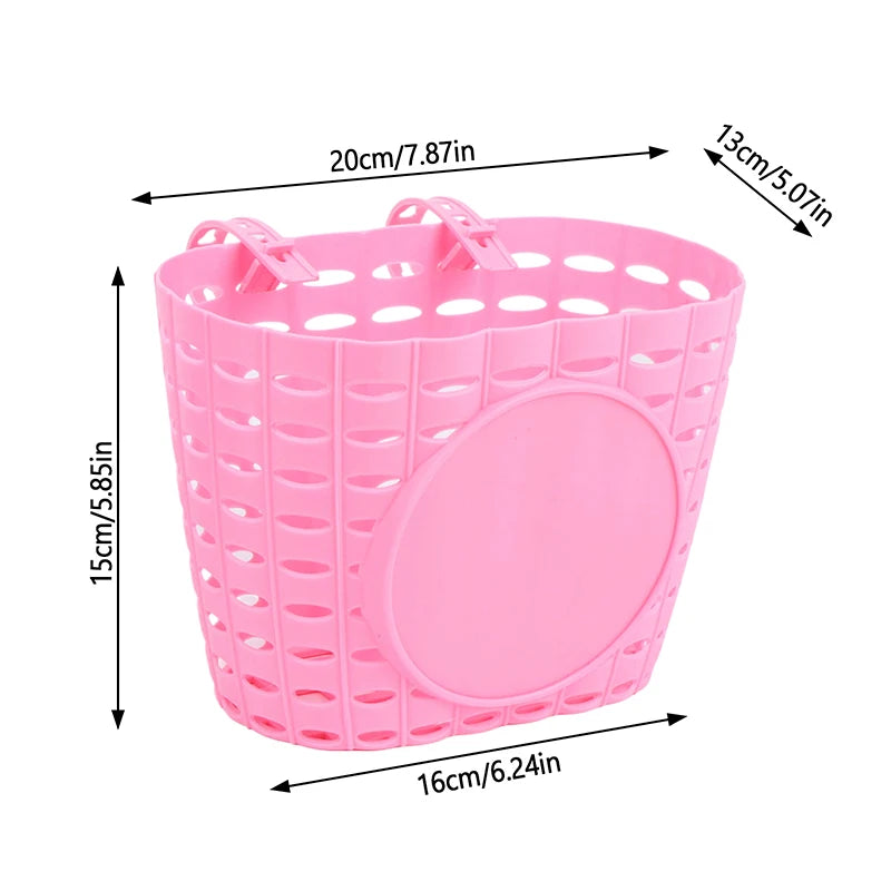 Waterproof Bike Basket Plastic Fastens and Straps.
