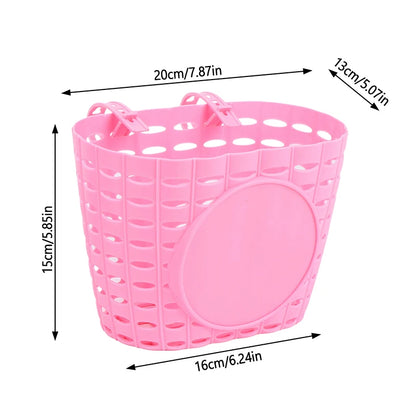 Waterproof Bike Basket Plastic Fastens and Straps.