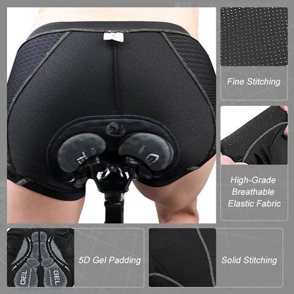 Cushioned Men's Cycling Shorts with 5D Gel