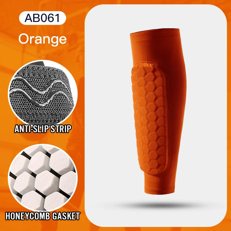 1Pcs Shin Guard Socks Compression Sleeves with Gel coat.