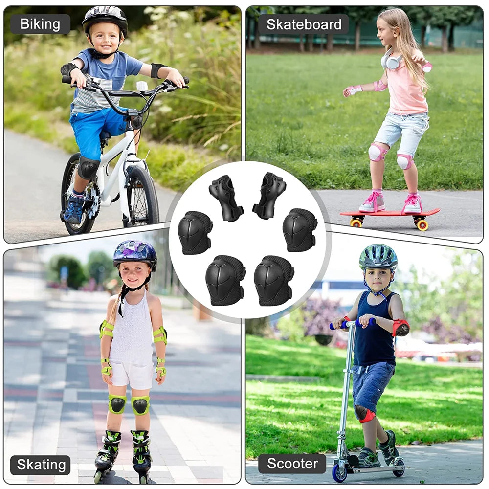 Kids Knee Elbow Pads Protective Gear Age 3-7.