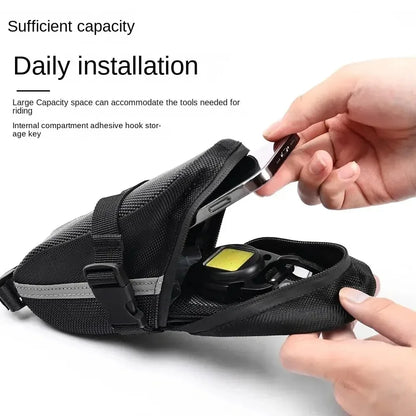Quick Release  Bicycle Cycling Saddle Seat Tail Storage Bag.
