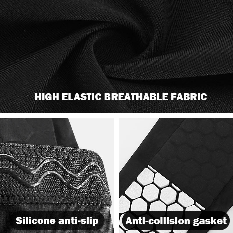 1Pcs Shin Guard Socks Compression Sleeves with Gel coat.