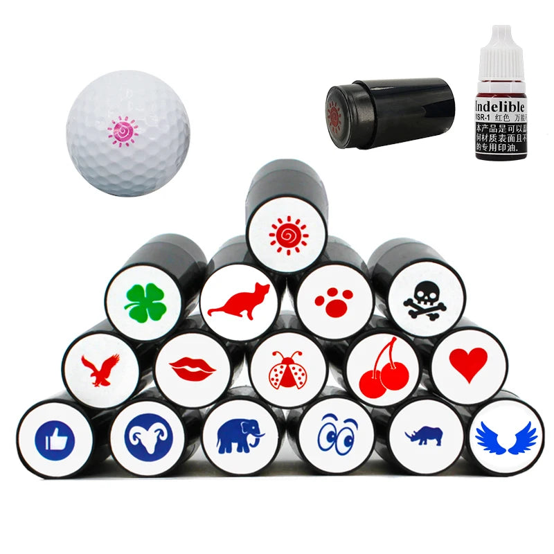 1 Pcs Golf Ball Stamp Marker Quick Drying.