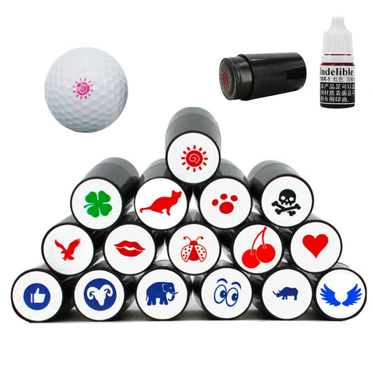 1 Pcs Golf Ball Stamp Marker Quick Drying.