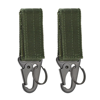 Tactical Hanging Buckle Nylon Webbing Carabiner Belt.
