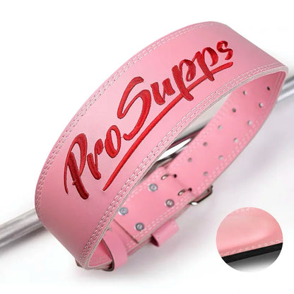 Weight Lifting Leather Belt Body Fitness.