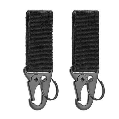 Tactical Hanging Buckle Nylon Webbing Carabiner Belt.