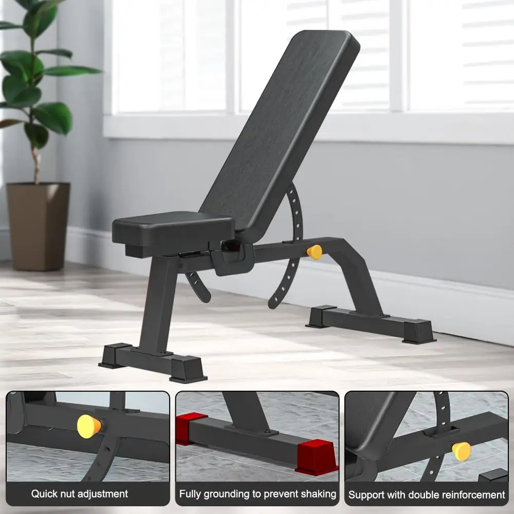 Adjustable Weight Bench Professional Incline or Flat.