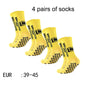 4 pairs of new mid tube socks nonslip.