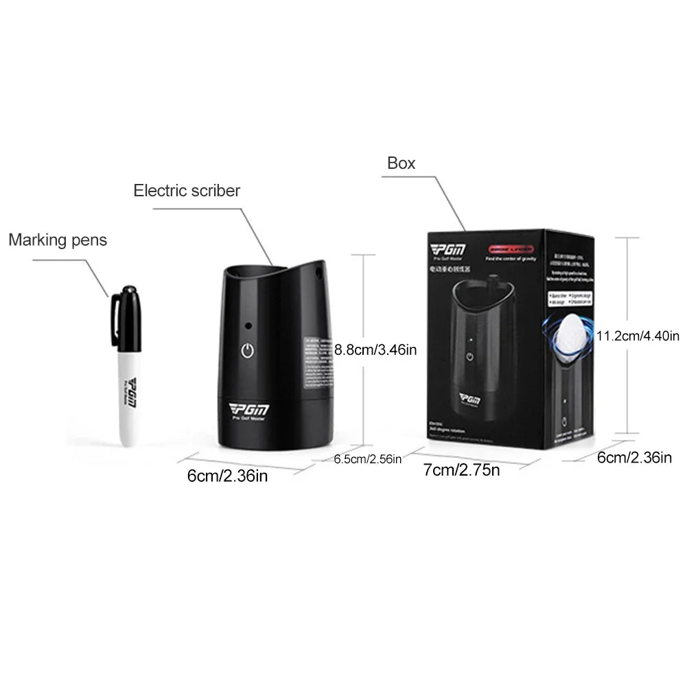 Golf Electric Scriber Golf Ball Liner Alignment Tool.