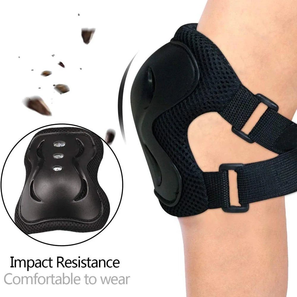 7Pcs/Set Girls Boys 3-10yrs Kids Bike Helmet.