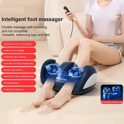 Big Electric Foot Massager Hot  Kneading   Muscle