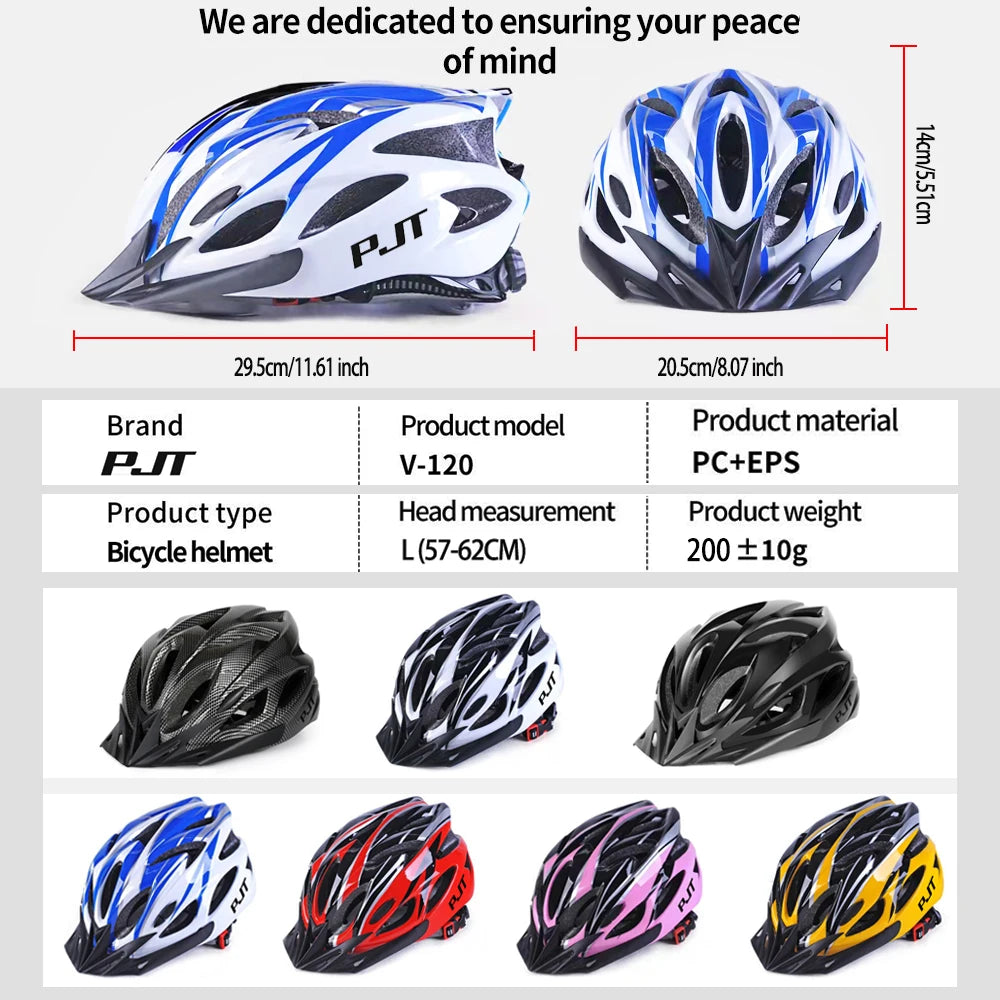 Cycling Helmet Comfort Lining Lightweight Riding Safety.