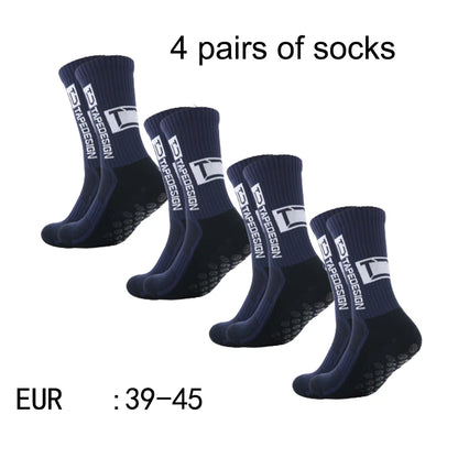 4 pairs of new mid tube socks nonslip.