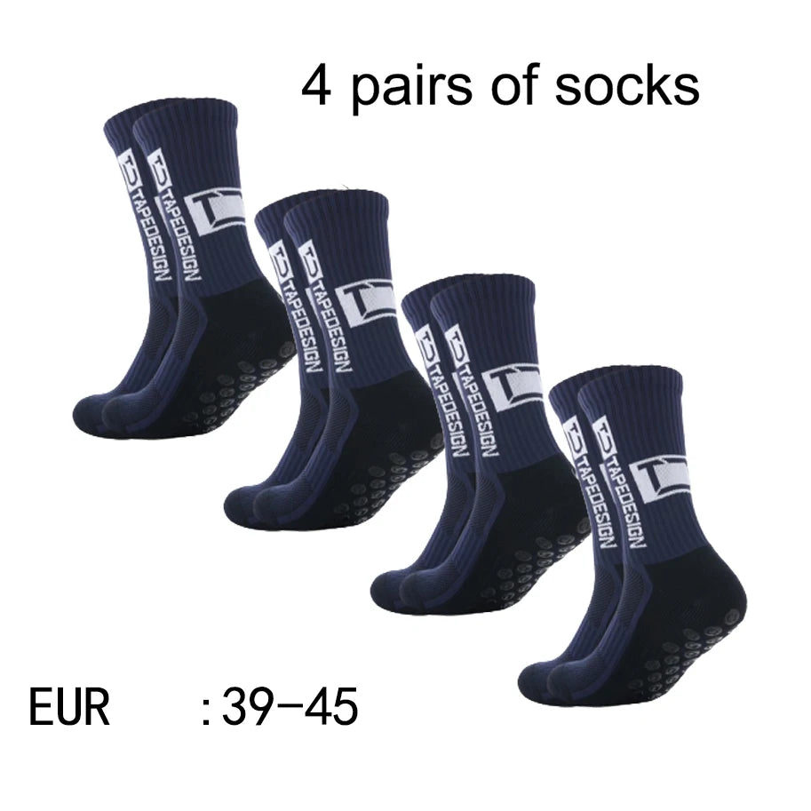 4 pairs of new mid tube socks nonslip.