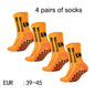 4 pairs of new mid tube socks nonslip.