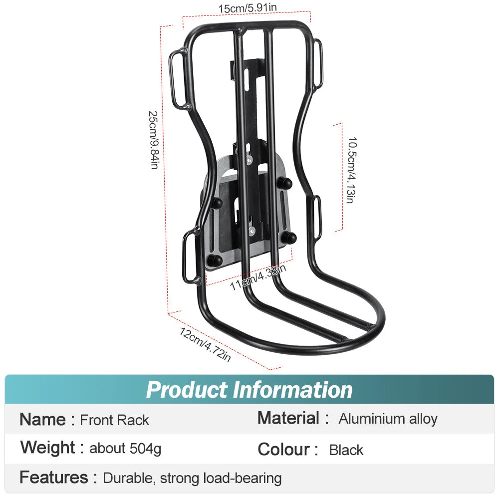 Aluminum Alloy Front Rack  Luggage Rack.