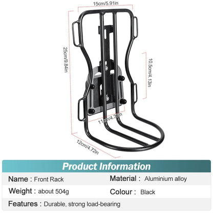 Aluminum Alloy Front Rack  Luggage Rack.