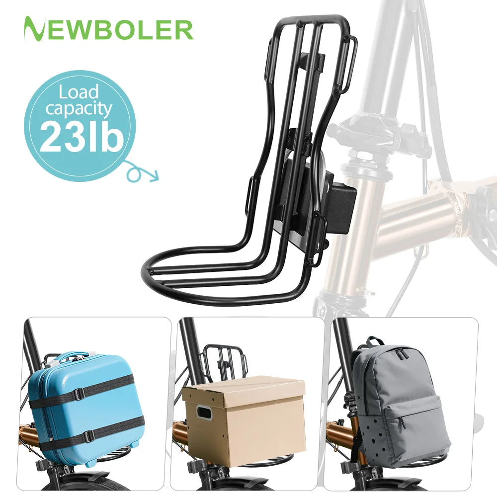 NEWBOLER Aluminum Alloy Front Rack  Luggage Rack.