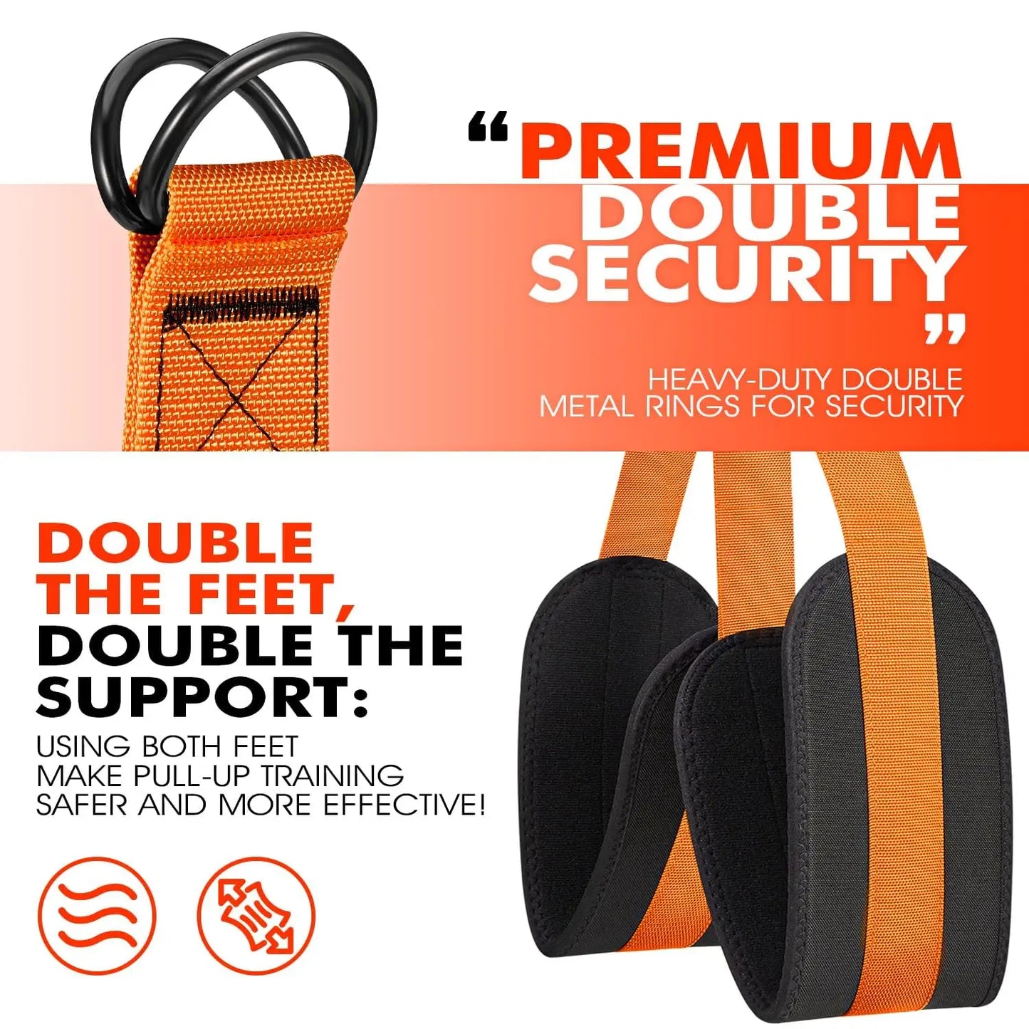 Pull Up Assistance Bands, Heavy Duty Resistance.